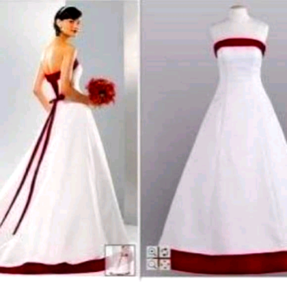 Size 16 david's bridal wedding dress
